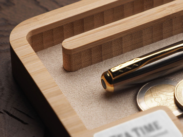 Logo trade promotional gift photo of: Wooden desk organiser 1818292