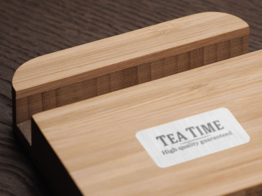 Logo trade promotional gifts image of: Wooden telephone stand 1847292