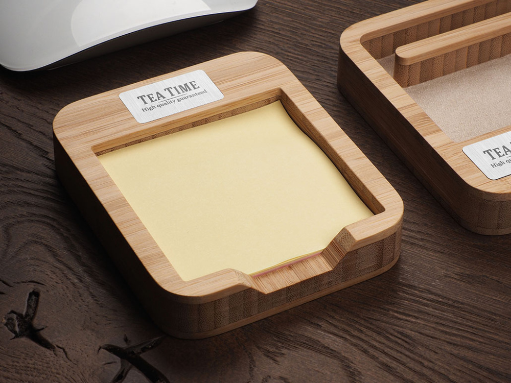 Logotrade promotional items photo of: Wooden memo card box 1832292