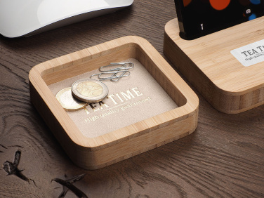 Logo trade corporate gift photo of: Wooden desk organiser 1849292