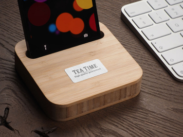 Logo trade business gifts image of: Wooden telephone stand 1848292