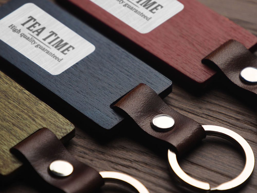 Logotrade advertising products photo of: Wooden keyring 1853121