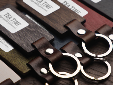Logotrade promotional item image of: Wooden keyring 1853121