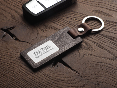 Logotrade promotional merchandise photo of: Wooden keyring 1853121