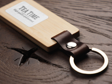 Logotrade corporate gift picture of: Wooden keyring 1853292