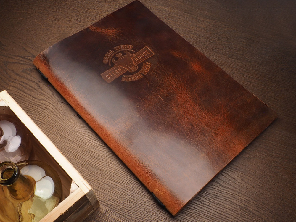 Logo trade promotional items picture of: Menu cover Ambiente 1178310