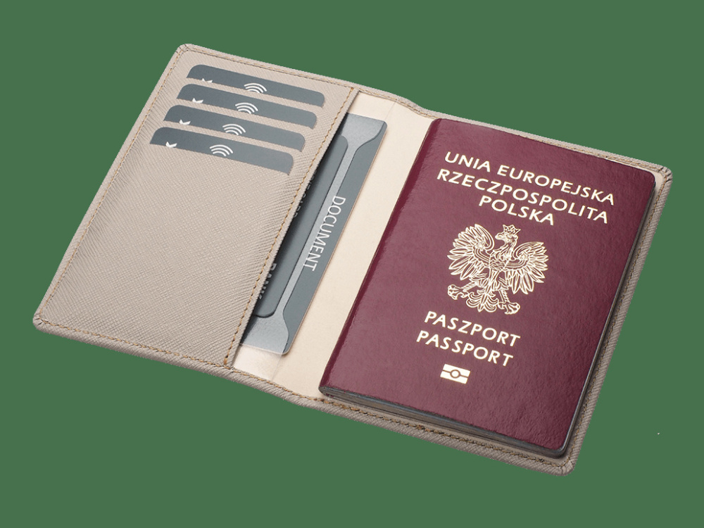 Logo trade promotional giveaway photo of: RFID passport case 1301113