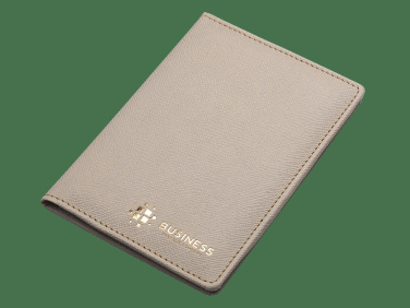 Logo trade corporate gifts image of: RFID passport case 1301113