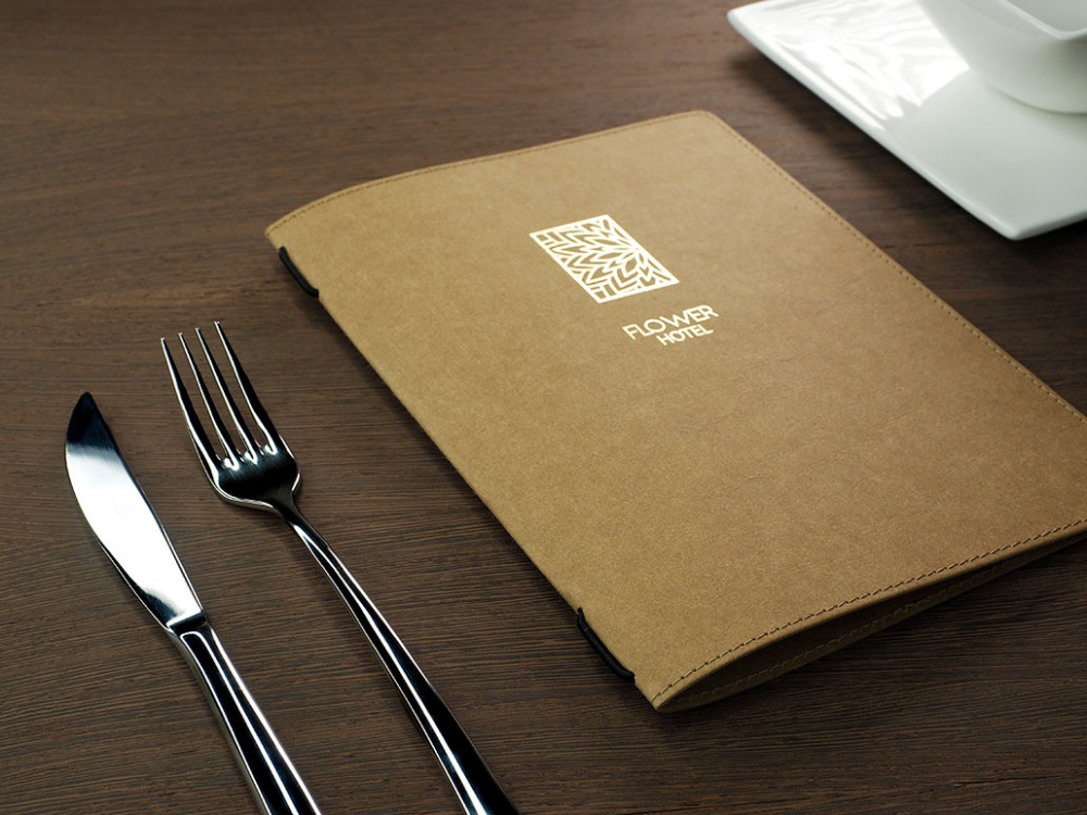 Logo trade business gifts image of: Menu cover Ambiente 1181106