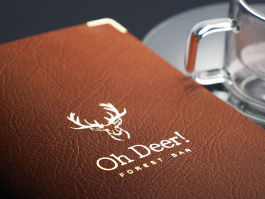 Logo trade promotional items image of: Menu cover Ambiente 1947318