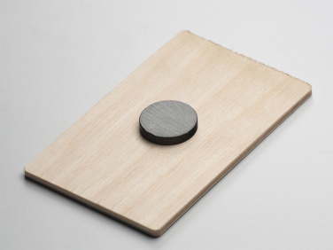 Logo trade promotional giveaway photo of: Wooden magnet 2034121