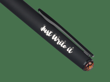 Logotrade advertising product picture of: Ball pen with AMBER stone 2070036
