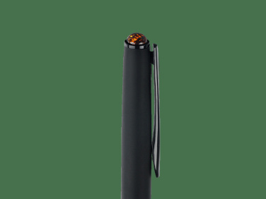 Logo trade promotional giveaway photo of: Ball pen with AMBER stone 2070036