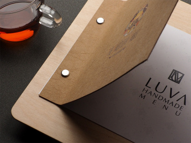 Logo trade business gifts image of: Menu cover 1211121
