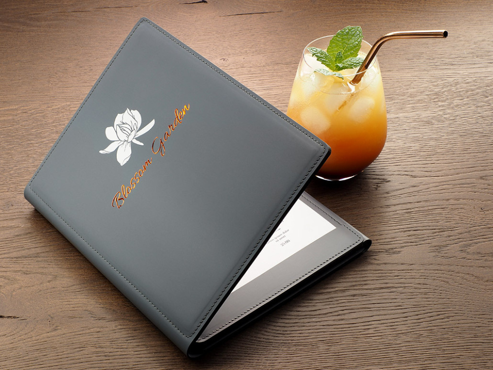 Logo trade advertising products image of: Menu 1112094