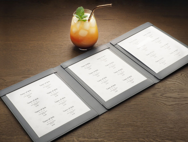 Logo trade promotional merchandise picture of: Menu cover 1069094