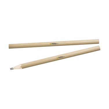 Logo trade promotional gifts image of: Carpenter wooden pencil