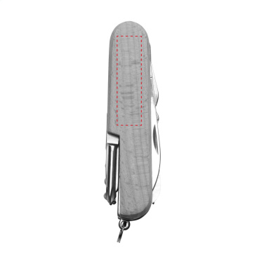 Logo trade promotional merchandise photo of: Beechwood Pocket knife