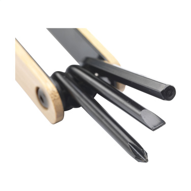 Logotrade promotional item image of: Bamboo Black Tool multi tool