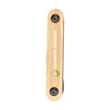Logo trade promotional products image of: Bamboo Black Tool multi tool