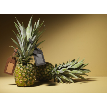 Logotrade promotional products photo of: Vegan Pineapple Leather Luggage Tag