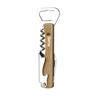 Logo trade promotional merchandise photo of: Butler Bamboo waiter’s friend