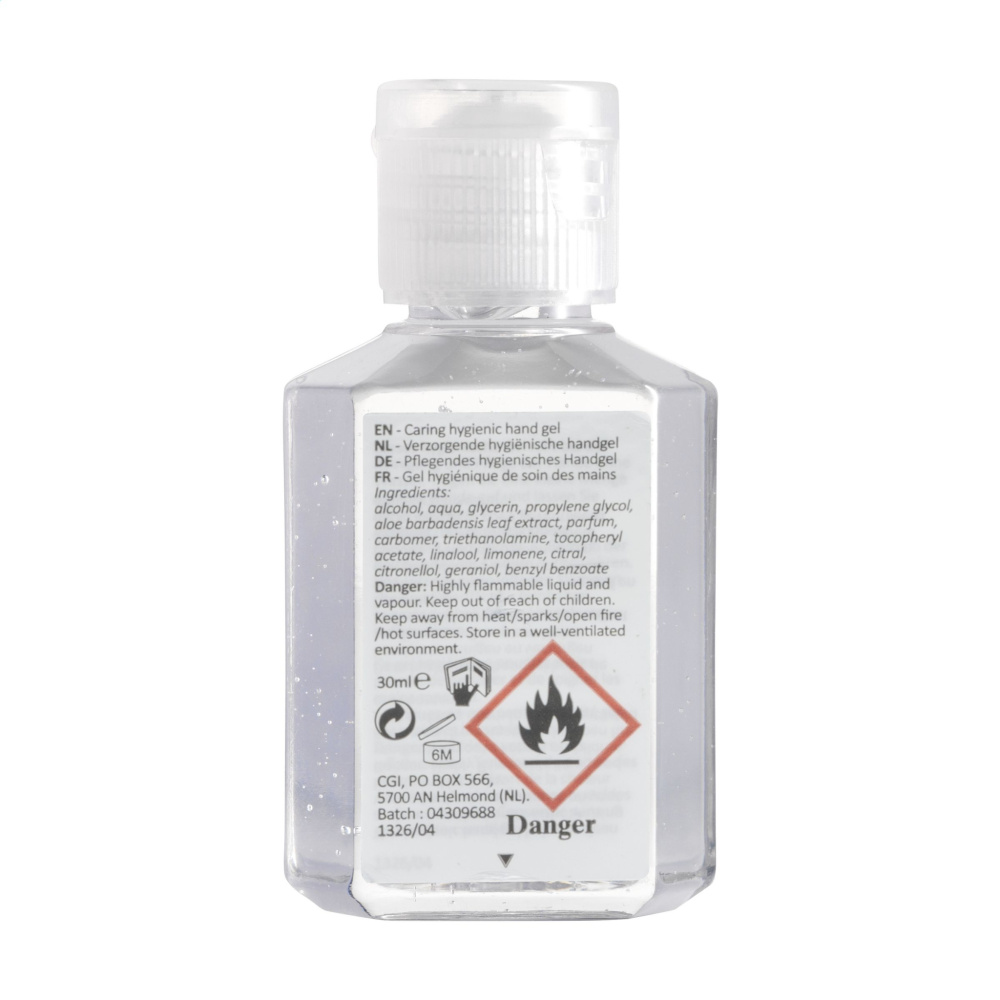Logotrade promotional items photo of: Caring Hygienic Hand Gel 30 ml