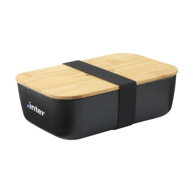 Logo trade business gifts image of: Midori Bamboo Lunchbox