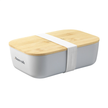 Logo trade promotional merchandise image of: Midori Bamboo Lunchbox