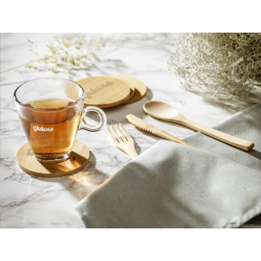Logotrade promotional gift picture of: Bambu Cutlery Set