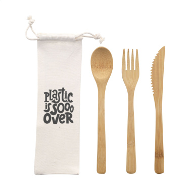 Logo trade advertising product photo of: Bambu Cutlery Set