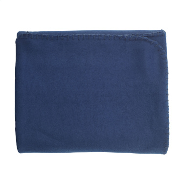 Logo trade corporate gifts image of: SuperSoft RPET (180 g/m²) fleece blanket