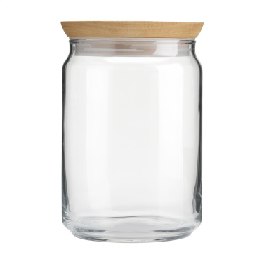 Logo trade promotional gifts picture of: Wood Jar Storage