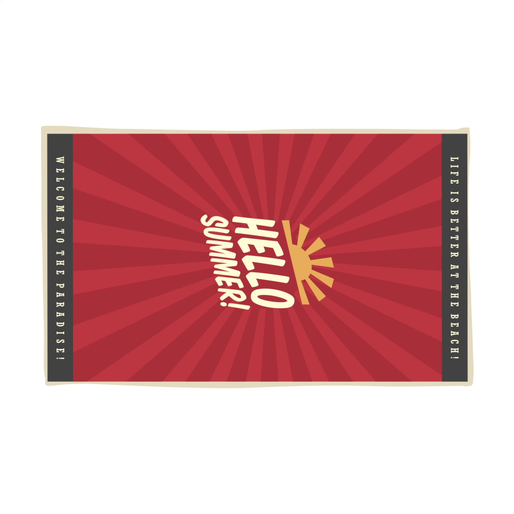 Logotrade promotional merchandise photo of: Printed BeachTowel 300 g/m² 100x180