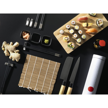Logotrade promotional merchandise photo of: Temaki Bamboo Sushi Tray gift set