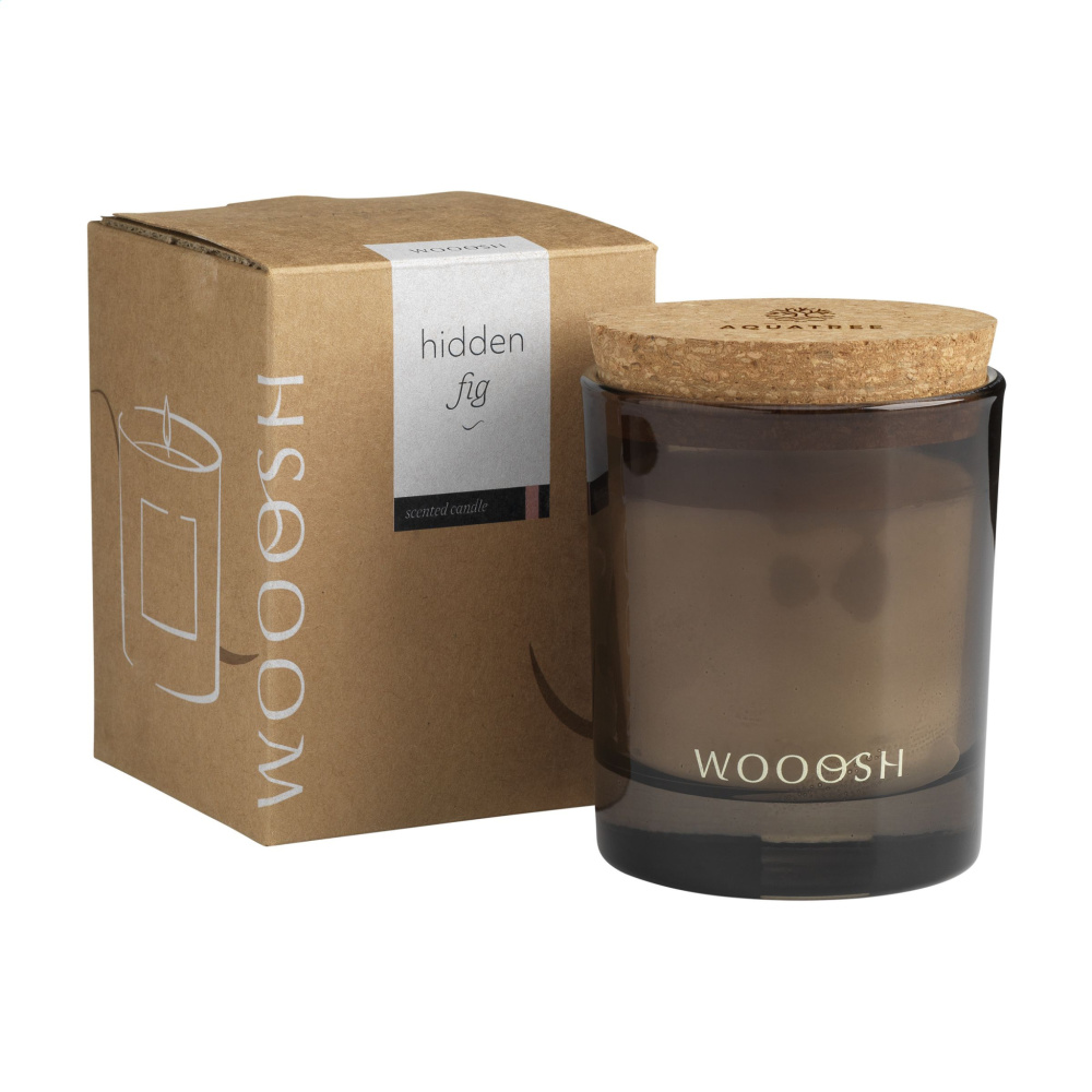 Logo trade promotional item photo of: Wooosh Scented Candle Hidden Fig