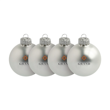Logotrade promotional gifts photo of: Christmas Bauble Ø 6 cm - set of 4 - Made in Europe