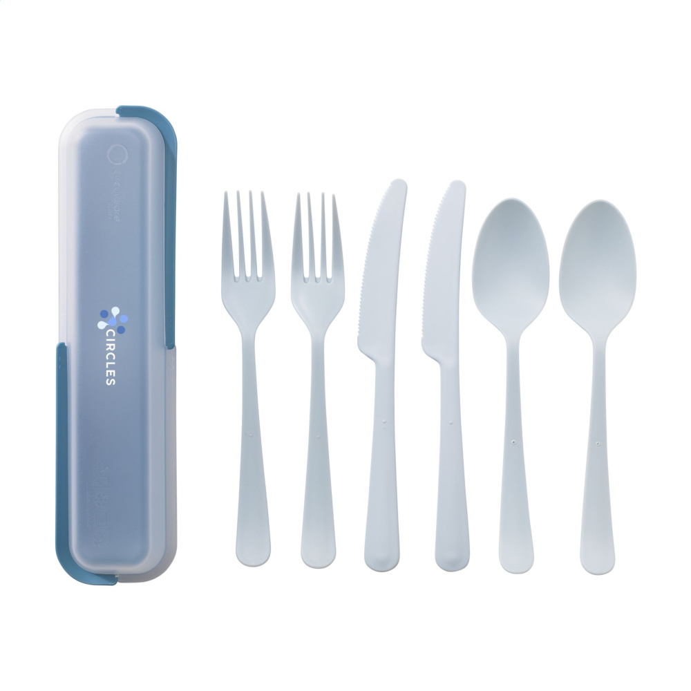 Logotrade promotional item picture of: Outdoor 6-piece Cutlery Set