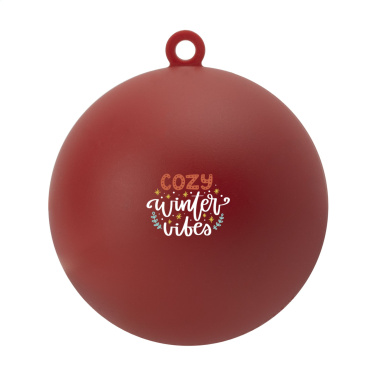 Logotrade promotional products photo of: Christmas Bauble Ø 7 cm Recycled PP - Made in Europe