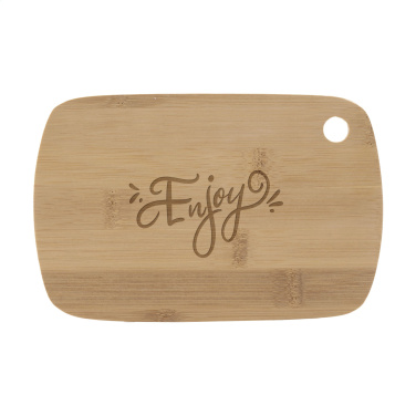 Logo trade business gifts image of: Bamboo Cheese Platter 2-pcs