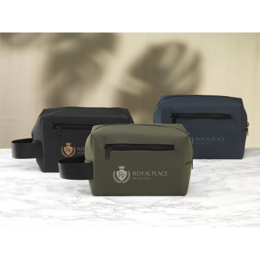 Logotrade promotional product image of: LeLennon RCS Recycled PU Toiletry Bag