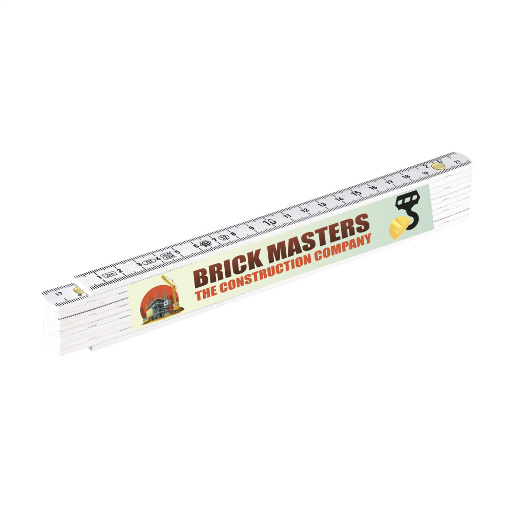Logo trade corporate gifts picture of: Metric folding ruler