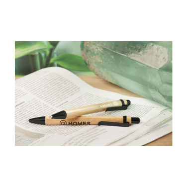 Logo trade promotional gift photo of: Boston Bamboo pen