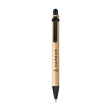 Logo trade business gifts image of: Boston Bamboo pen