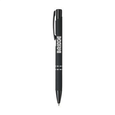 Logotrade corporate gift picture of: Ebony Rubberised pen