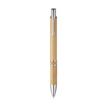 Logo trade promotional products image of: Ebony Bamboo pen