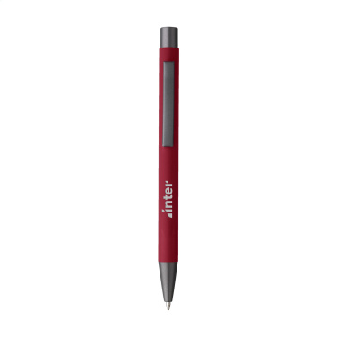 Logo trade promotional giveaway photo of: Brady Soft Touch Recycled Alu pens