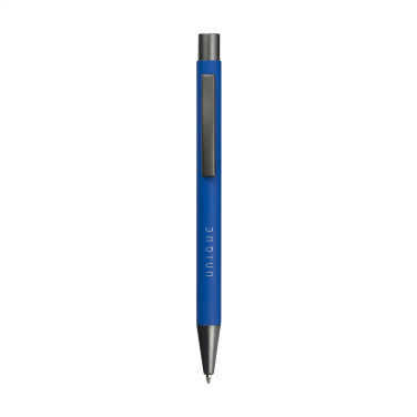 Logotrade promotional item picture of: Brady Soft Touch Recycled Alu pens
