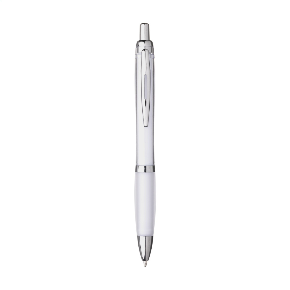 Logotrade corporate gift picture of: Athos Solid GRS Recycled ABS pen