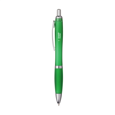 Logo trade advertising products image of: Athos Solid GRS Recycled ABS pen